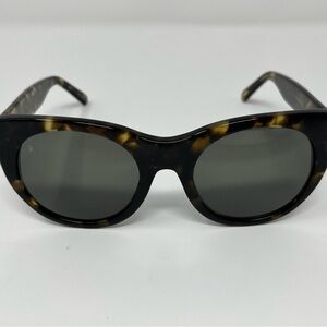 RAEN Durante Brindle Tortoise Sunglasses Cat Eye Acetate Handmade Designer UV